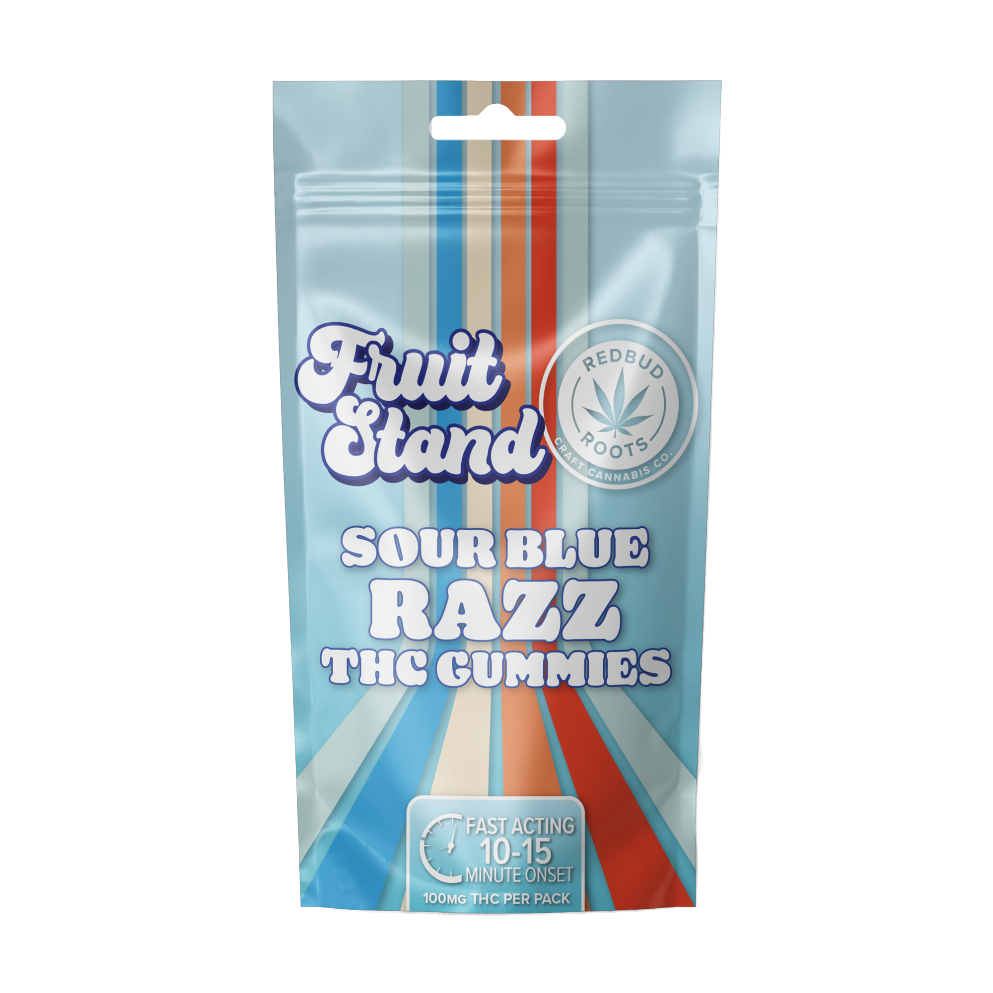 Sour Blue Razz Flavored THC Gummies